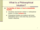 Click to View: 47. What Is a Philosophical Intuition?