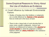 Click to View: 38. Some Empirical Reasons to Worry About the Use of Intuitions as Evidence