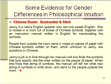 Click to View: 59. Some Evidence for Gender Differences in Philosophical Intuition
